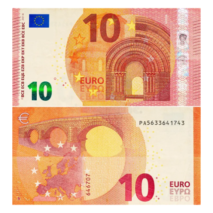 10 Euro Bills