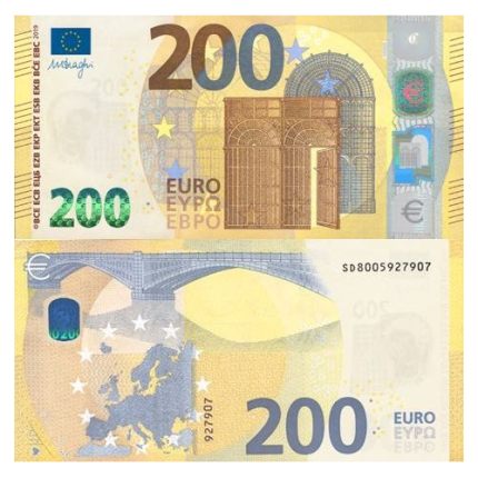 200 Euro Bills
